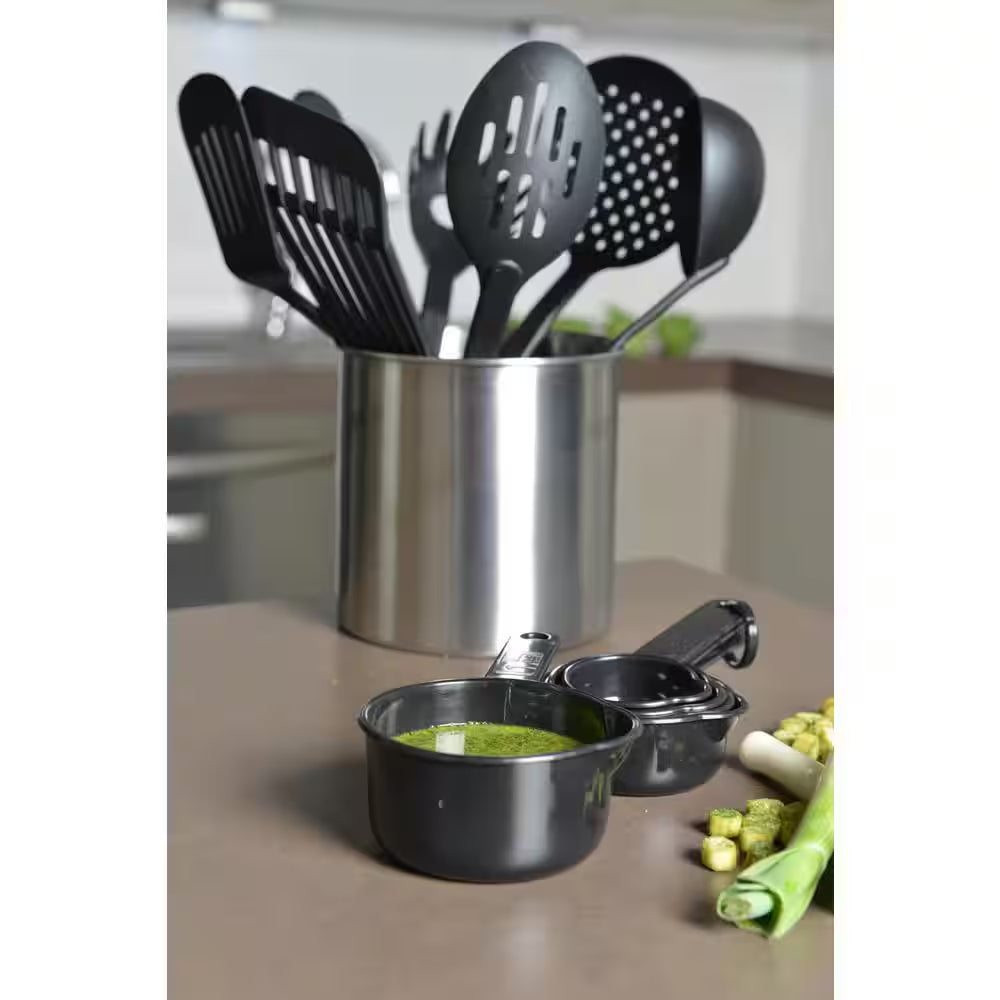 Studio Nylon Silver Kitchen Utensil Set (Set of 23)