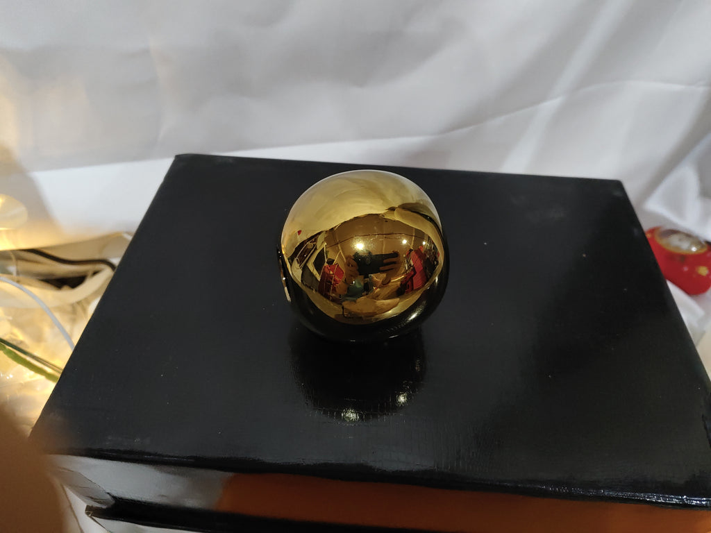 Electroplated Ceramic Gold Vase