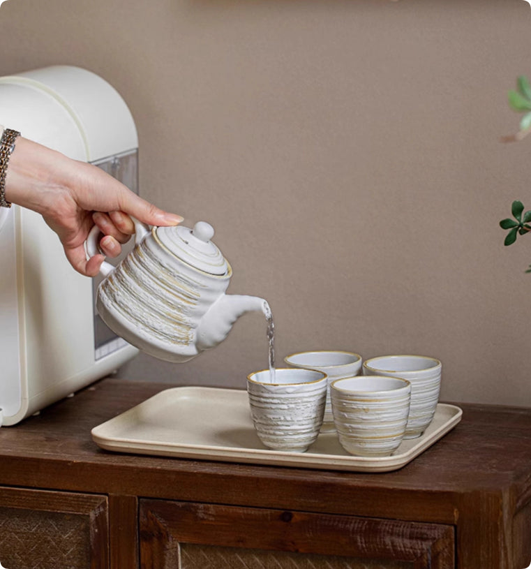 Teapot With Ceramic Cups