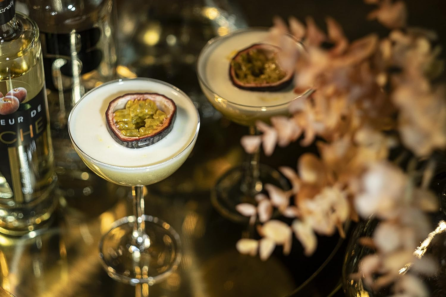 Set of 6 Vintage Crystal Champagne Coupes | 1920S Retro Cocktail Glasses