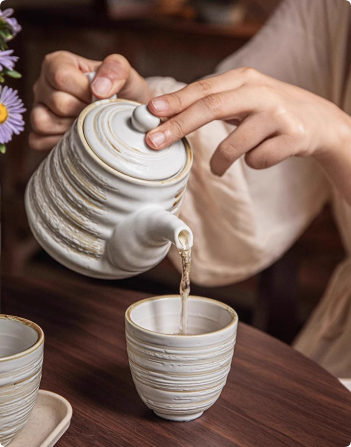 Teapot With Ceramic Cups