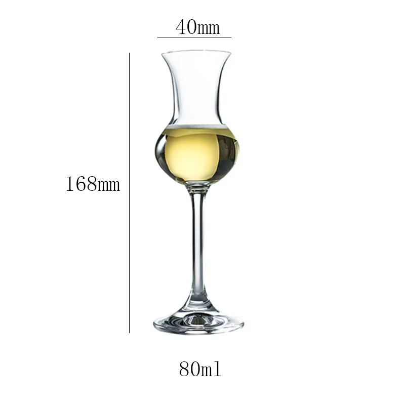 Italy Whisky Tasting Glass Goblet Crystal Copita Nosing Sherry Wine Glasses Sommeliers Whisky Whiskey Smell Tasting Glass