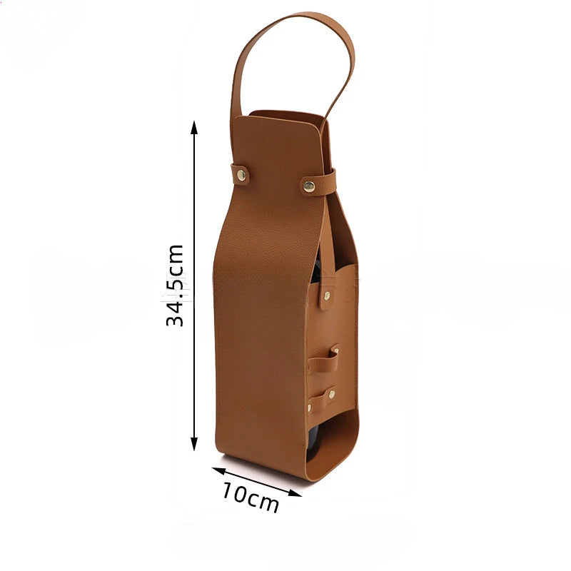 1Pcs Wine Tote Wine Holder Champagne Bags Wine Carrier with Handle Liquor Bottle Carrier Carry-On Pouch Travel Wine Bag for Wine